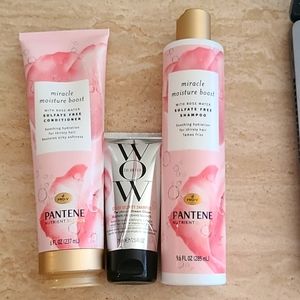 WOW and Pantene Sulfate-Free Haircare Bundle NEW